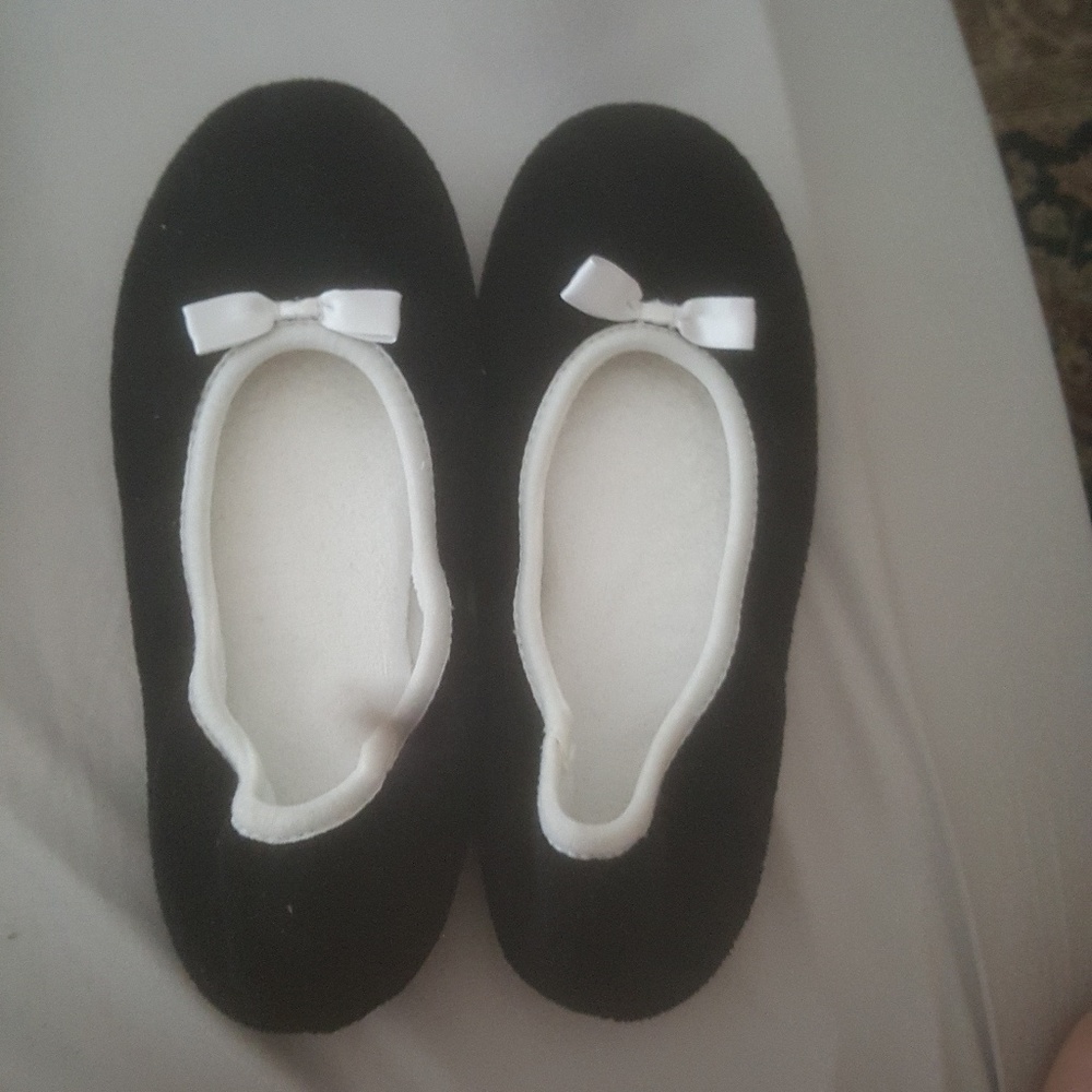 DearFoams Terry ballet slippers SZ 7